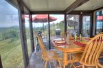 Did someone say sun room Breakfast nook Both Surround yourself with mountain views in any season.  
